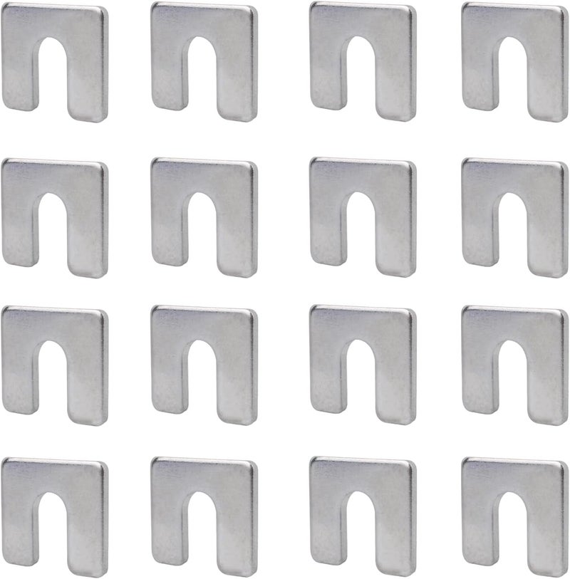 CHENACC 30Pcs Auto Body Fender Alignment Shim 1/16" & 1/8" Thick- 3/8" Slot Automotive Alignment Shim Assortment Kit - Image 4